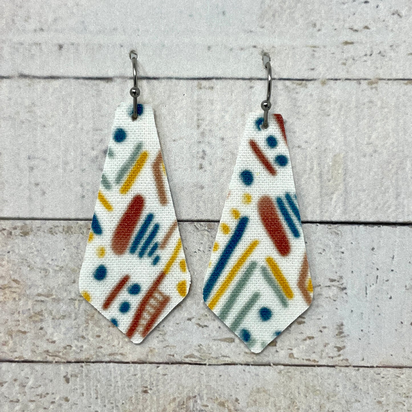Summer Boho Fabric Tie Earrings