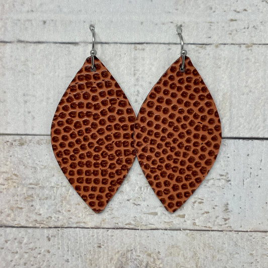 Football Specialty Paper Petal Earrings